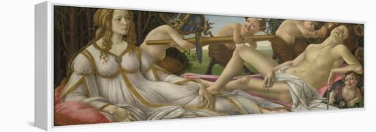 Venus and Mars, Ca 1485-Sandro Botticelli-Framed Premier Image Canvas