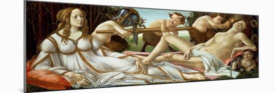 Venus and Mars, circa 1485-Sandro Botticelli-Mounted Giclee Print