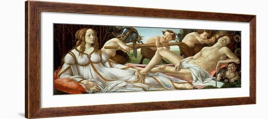 Venus and Mars, circa 1485-Sandro Botticelli-Framed Giclee Print