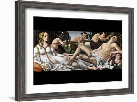 Venus and Mars-Sandro Botticelli-Framed Art Print