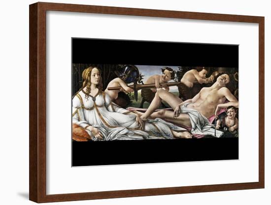 Venus and Mars-Sandro Botticelli-Framed Art Print