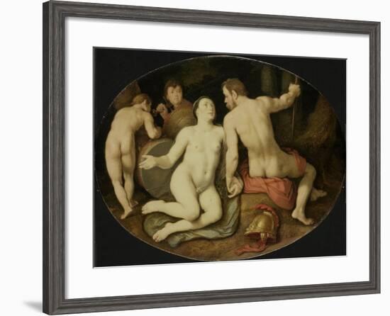 Venus and Mars-Cornelis Cornelisz Van Haarlem-Framed Art Print