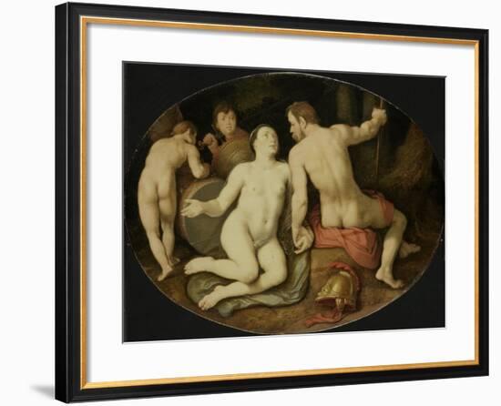 Venus and Mars-Cornelis Cornelisz Van Haarlem-Framed Art Print