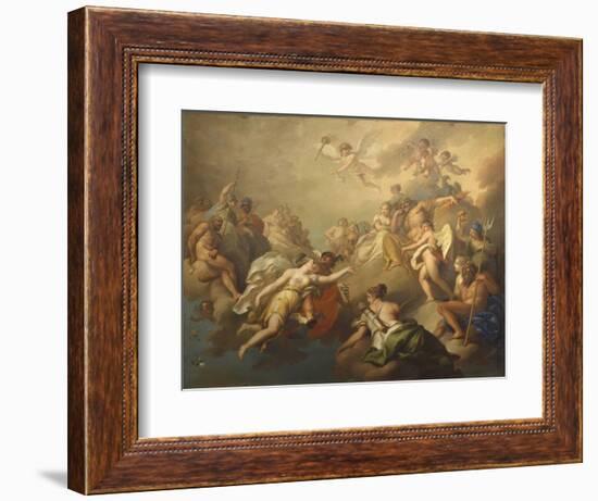 Venus and Psyche Among the Olympian Gods-Pier Antonio Novelli-Framed Art Print