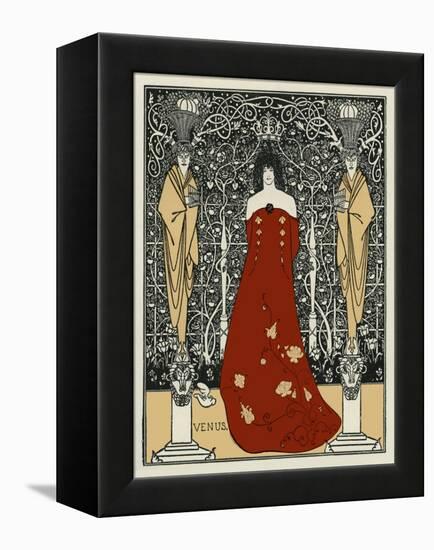 Venus and Tannhäuser by Aubrey Beardsley-Aubrey Beardsley-Framed Premier Image Canvas