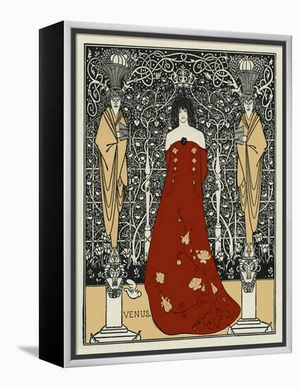 Venus and Tannhäuser by Aubrey Beardsley-Aubrey Beardsley-Framed Premier Image Canvas