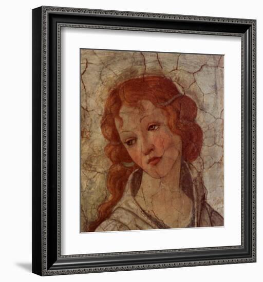 Venus and the Three Graces II (detail)-Sandro Botticelli-Framed Art Print