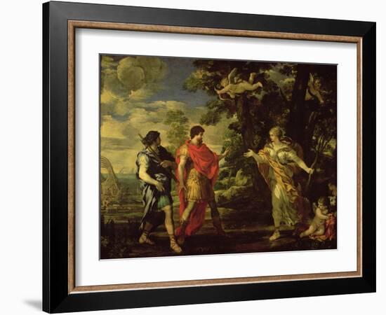 Venus Appearing to Aeneas as a Huntress-Pietro Da Cortona-Framed Giclee Print