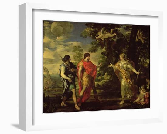 Venus Appearing to Aeneas as a Huntress-Pietro Da Cortona-Framed Giclee Print