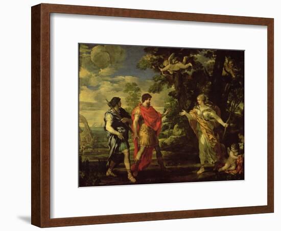 Venus Appearing to Aeneas as a Huntress-Pietro Da Cortona-Framed Giclee Print