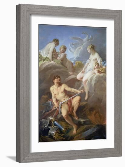 Venus Asking Mars for Weapons in Behalf of Aeneas, 1732-François Boucher-Framed Giclee Print