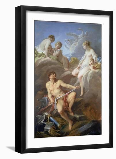 Venus Asking Mars for Weapons in Behalf of Aeneas, 1732-François Boucher-Framed Giclee Print