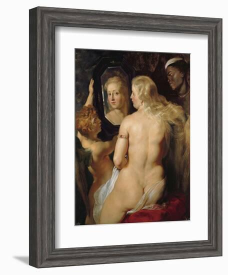 Venus at a Mirror-Peter Paul Rubens-Framed Giclee Print