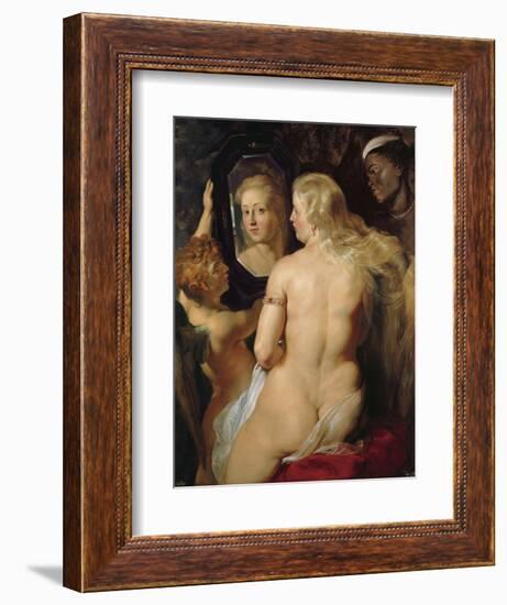 Venus at a Mirror-Peter Paul Rubens-Framed Giclee Print