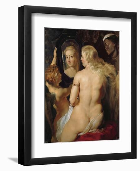 Venus at a Mirror-Peter Paul Rubens-Framed Giclee Print