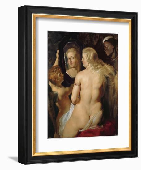 Venus at a Mirror-Peter Paul Rubens-Framed Giclee Print