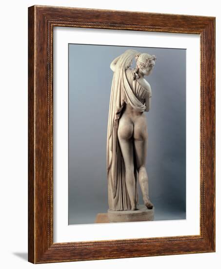 Venus Callipygian, Kallipygos, 1st Century, Marble, Full Relief-null-Framed Photographic Print