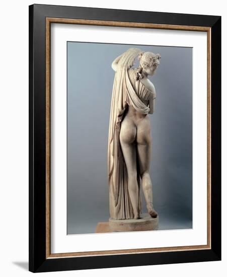 Venus Callipygian, Kallipygos, 1st Century, Marble, Full Relief-null-Framed Photographic Print