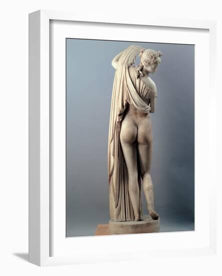 Venus Callipygian, Kallipygos, 1st Century, Marble, Full Relief-null-Framed Photographic Print