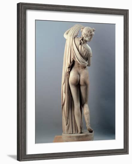 Venus Callipygian, Kallipygos, 1st Century, Marble, Full Relief-null-Framed Photographic Print