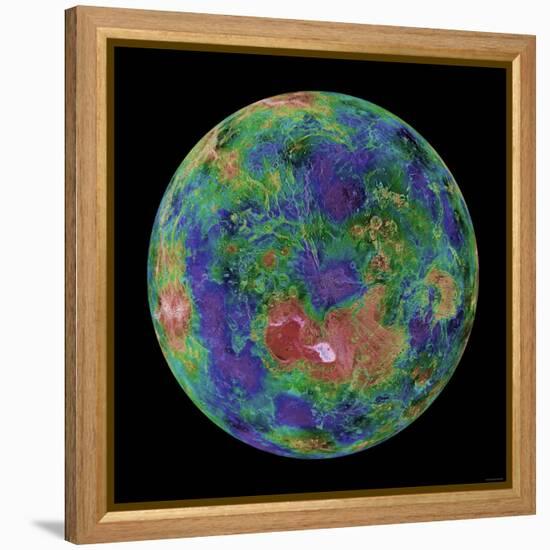 Venus Centered on the North Pole-Stocktrek Images-Framed Premier Image Canvas