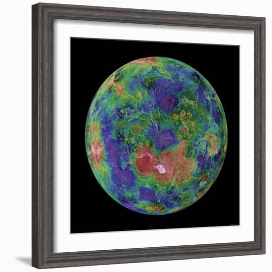 Venus Centered on the North Pole-Stocktrek Images-Framed Photographic Print