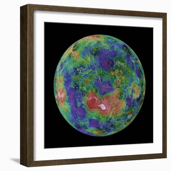 Venus Centered on the North Pole-Stocktrek Images-Framed Photographic Print