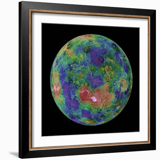 Venus Centered on the North Pole-Stocktrek Images-Framed Photographic Print