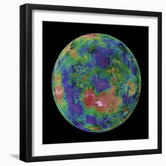 Venus Centered on the North Pole-Stocktrek Images-Framed Photographic Print