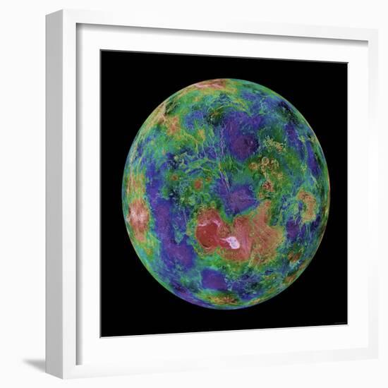 Venus Centered on the North Pole-Stocktrek Images-Framed Photographic Print