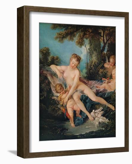 'Venus Consoling Love', 1751-Francois Boucher-Framed Giclee Print