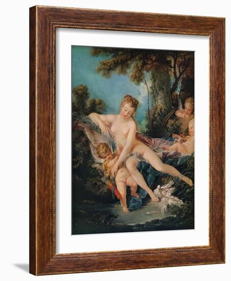 'Venus Consoling Love', 1751-Francois Boucher-Framed Giclee Print