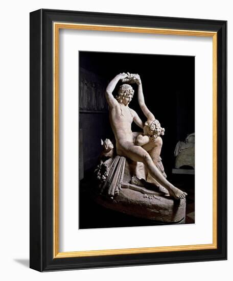 Venus Crowning Adonis-Antonio Canova-Framed Art Print