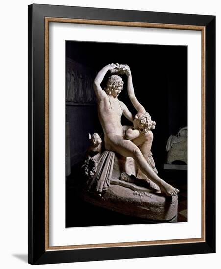 Venus Crowning Adonis-Antonio Canova-Framed Art Print