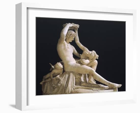 Venus Crowning Love-Antonio Canova-Framed Giclee Print