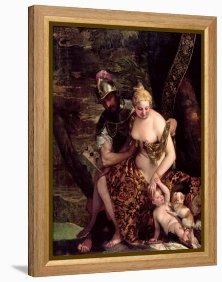 Venus, Cupid and Mars-Veronese-Framed Premier Image Canvas