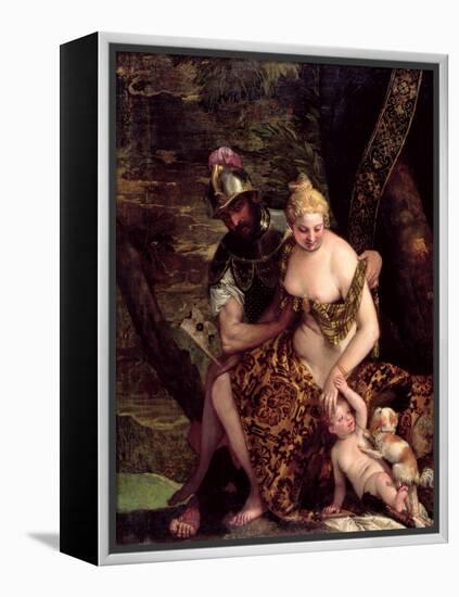 Venus, Cupid and Mars-Veronese-Framed Premier Image Canvas