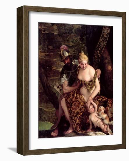 Venus, Cupid and Mars-Veronese-Framed Giclee Print