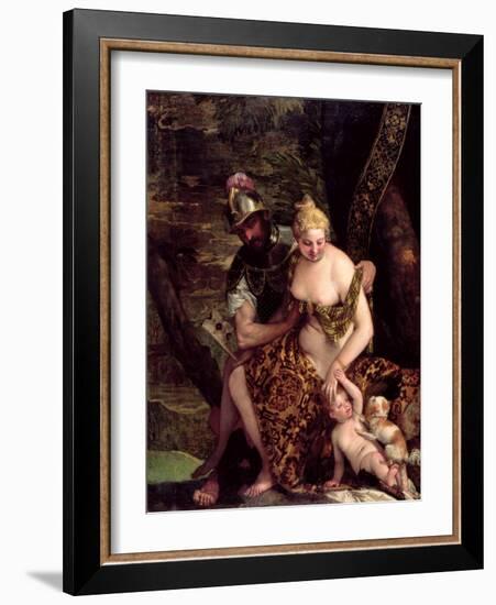 Venus, Cupid and Mars-Veronese-Framed Giclee Print