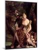 Venus, Cupid and Mars-Veronese-Mounted Giclee Print