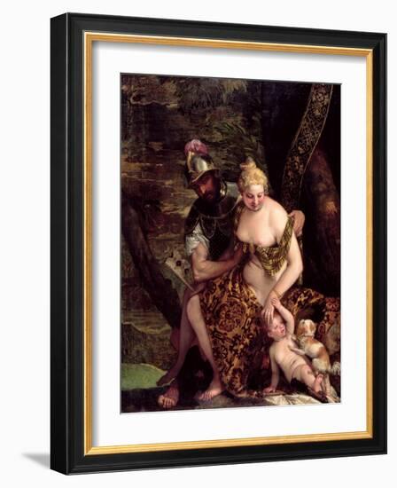 Venus, Cupid and Mars-Veronese-Framed Giclee Print