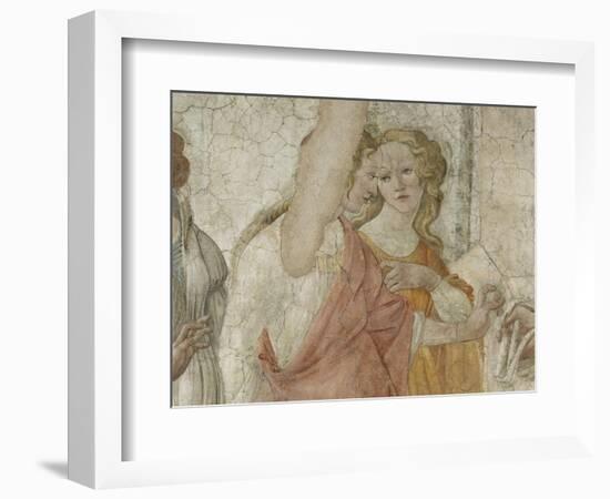 Vénus et les Grâces offrant des présents à une jeune fille-Sandro Botticelli-Framed Giclee Print