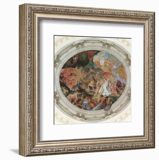 Venus has Aeneas' Weapons made by Vulcan-Cosmas Damian Asam-Framed Premium Giclee Print