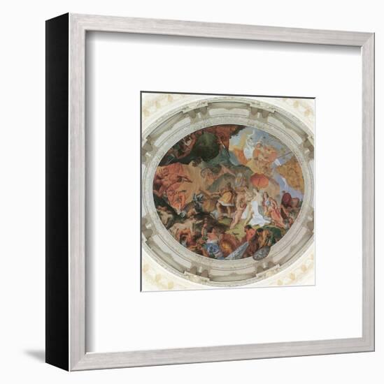 Venus has Aeneas' Weapons made by Vulcan-Cosmas Damian Asam-Framed Premium Giclee Print