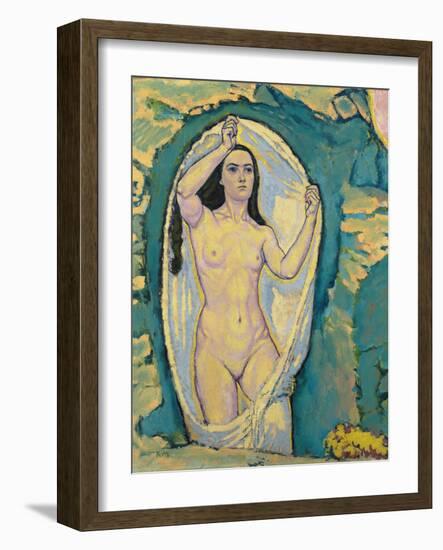 Venus in the Grotto - Moser, Koloman (1868-1918) - C. 1914 - Oil on Canvas - 75,5X62,7 - Leopold Mu-Koloman Moser-Framed Giclee Print