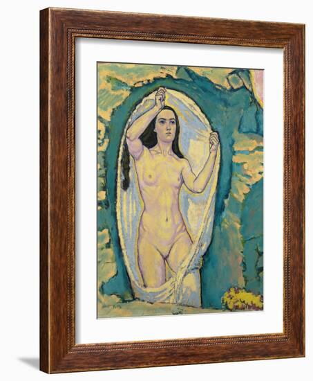 Venus in the Grotto - Moser, Koloman (1868-1918) - C. 1914 - Oil on Canvas - 75,5X62,7 - Leopold Mu-Koloman Moser-Framed Giclee Print