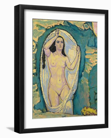 Venus in the Grotto - Moser, Koloman (1868-1918) - C. 1914 - Oil on Canvas - 75,5X62,7 - Leopold Mu-Koloman Moser-Framed Giclee Print