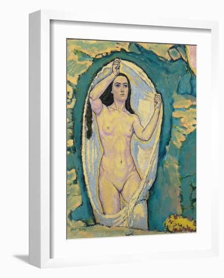 Venus in the Grotto - Moser, Koloman (1868-1918) - C. 1914 - Oil on Canvas - 75,5X62,7 - Leopold Mu-Koloman Moser-Framed Giclee Print