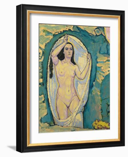 Venus in the Grotto - Moser, Koloman (1868-1918) - C. 1914 - Oil on Canvas - 75,5X62,7 - Leopold Mu-Koloman Moser-Framed Giclee Print