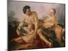 Venus, Mercury and Amor-Francois Boucher-Mounted Giclee Print